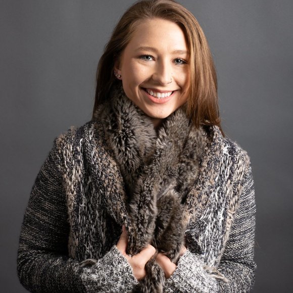 Fur Scarf - Picture 2 of 9